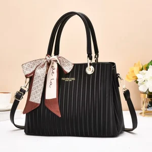 Women’s Shoulder Bag PU Leather Handbags with Multiple Carrying Options for Daily Travel Large Capacity