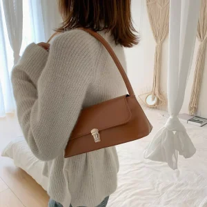 Women’s Shoulder Bag with Chain Handle Ladies Crossbody Bags Tote Bucket Handbag