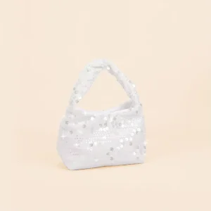 Women’s Small Cross Body Handbags New Design Polyester Shoulder Bags Full Sequins Decor Zipper Closure Water Fashion National