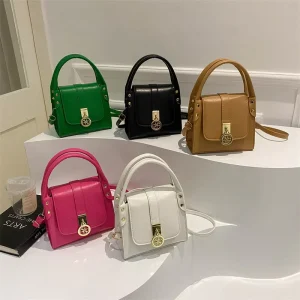 Women’s Solid Color Simple Shoulder Bag Armpit Bag Casual Designer Women Bags
