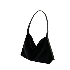 Women’s Tote Bag Large Capacity Soft Faux Suede Hobo Shoulder & Crossbody Bag