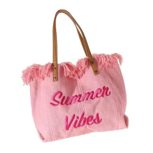 Women’s Waterproof Canvas Print Tote Bag Summer Beach Fashion Portable 3L+ Pillow Shape Shoulder Strap Cotton Lining Hand Wash