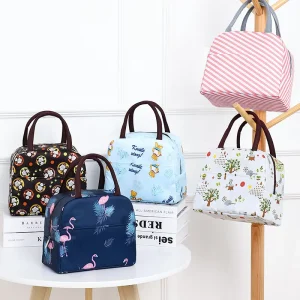 XK 027 Camping Outdoor Hiking Portable Food Thermal Insulated Bag Tote Picnic Cooler Bag Lunch Bag