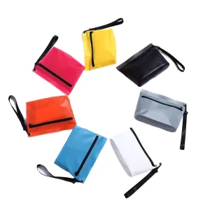 Yuanfeng Factory Fashion Zipper Makeup Bag PVC Tarpaulin Waterproof Dry Storage Bag