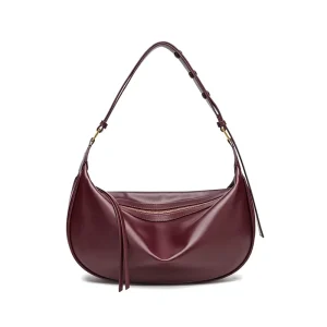 Za Home Cross Border Women’s PU Zipper Closure Single Strap New Style Fashionable High End Textured Shoulder Crossbody Bag