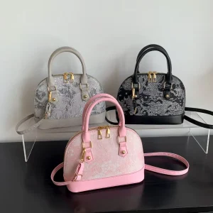 Zipper Closure Shoulder Crossbody Bag Women’s Summer Simple Portable Shell Bag