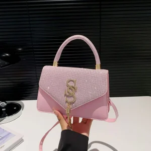fashionable and versatile shoulder bag small square bag women’s handbag shoulder strap crossbody bag